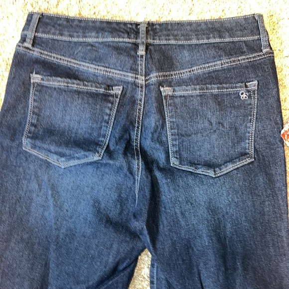 Jessica Simpson high rise skinny dark wash jean size 8 - Picture 3 of 7